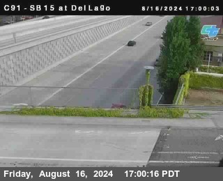 SB 15 at Del Lago bridge