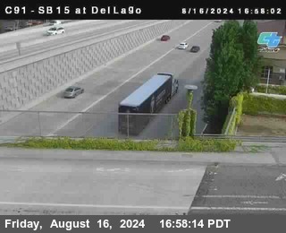 SB 15 at Del Lago bridge