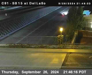 SB 15 at Del Lago bridge