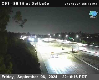 SB 15 at Del Lago bridge