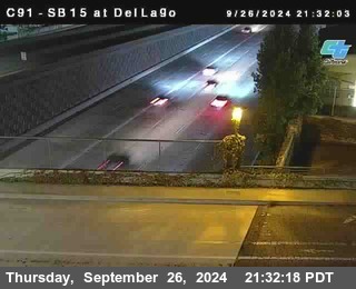 SB 15 at Del Lago bridge