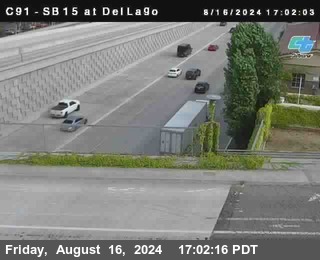 SB 15 at Del Lago bridge