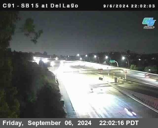 SB 15 at Del Lago bridge