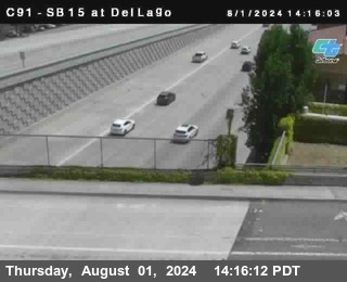 SB 15 at Del Lago bridge