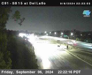 SB 15 at Del Lago bridge