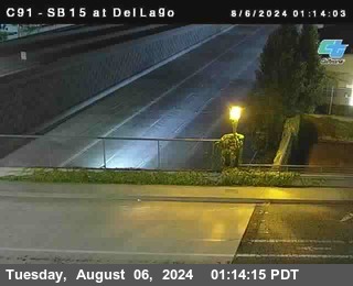 SB 15 at Del Lago bridge