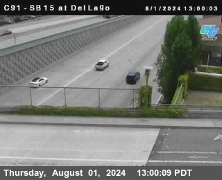 SB 15 at Del Lago bridge