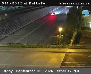 SB 15 at Del Lago bridge