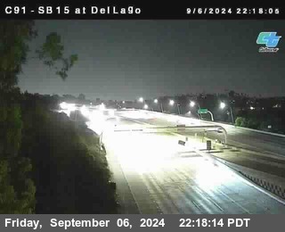 SB 15 at Del Lago bridge