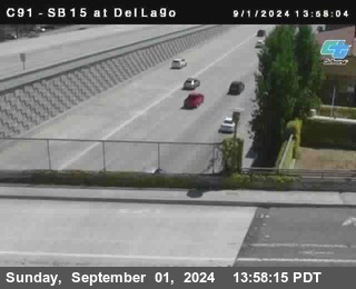 SB 15 at Del Lago bridge