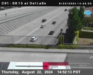 SB 15 at Del Lago bridge