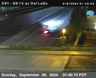 SB 15 at Del Lago bridge