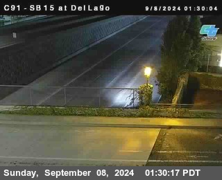 SB 15 at Del Lago bridge