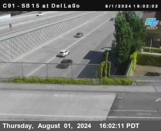 SB 15 at Del Lago bridge