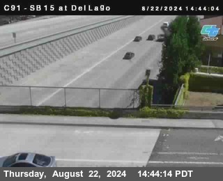 SB 15 at Del Lago bridge