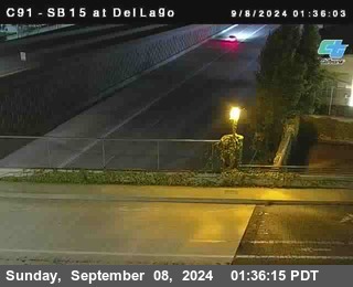 SB 15 at Del Lago bridge