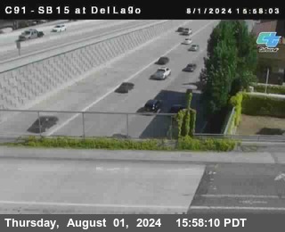 SB 15 at Del Lago bridge