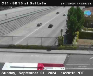 SB 15 at Del Lago bridge