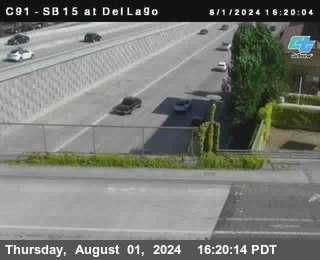 SB 15 at Del Lago bridge