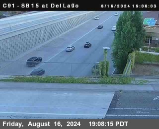 SB 15 at Del Lago bridge