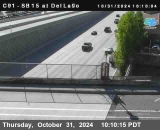 SB 15 at Del Lago bridge