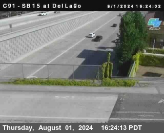 SB 15 at Del Lago bridge