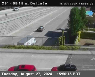 SB 15 at Del Lago bridge