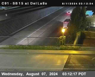 SB 15 at Del Lago bridge