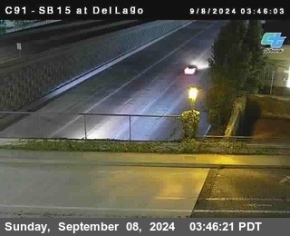 SB 15 at Del Lago bridge