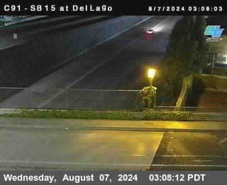 SB 15 at Del Lago bridge