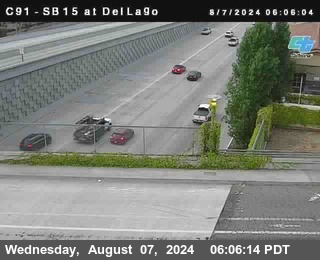 SB 15 at Del Lago bridge