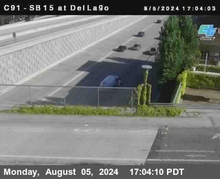 SB 15 at Del Lago bridge