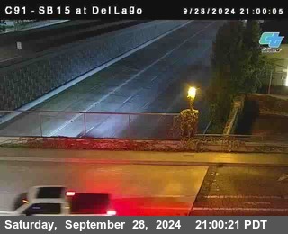 SB 15 at Del Lago bridge