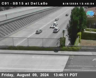 SB 15 at Del Lago bridge