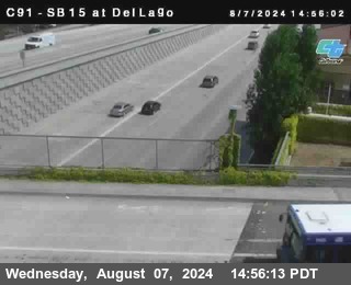 SB 15 at Del Lago bridge