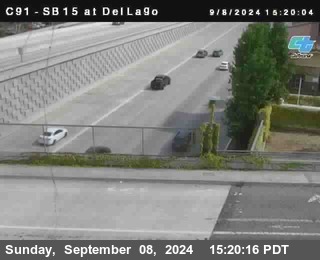 SB 15 at Del Lago bridge