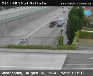 SB 15 at Del Lago bridge