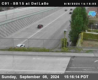 SB 15 at Del Lago bridge