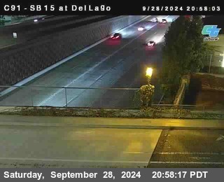 SB 15 at Del Lago bridge