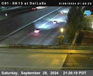 SB 15 at Del Lago bridge