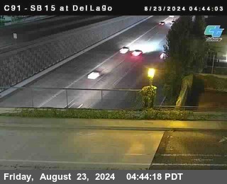 SB 15 at Del Lago bridge