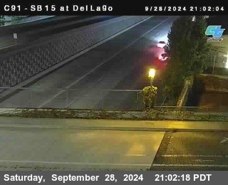 SB 15 at Del Lago bridge