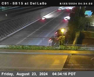 SB 15 at Del Lago bridge