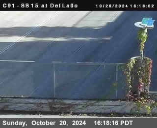 SB 15 at Del Lago bridge