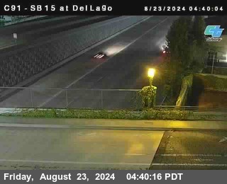 SB 15 at Del Lago bridge