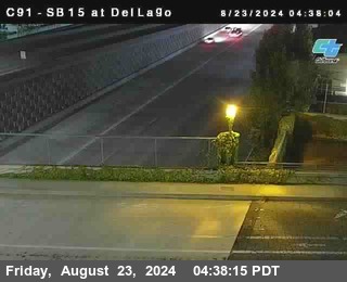 SB 15 at Del Lago bridge