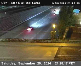 SB 15 at Del Lago bridge