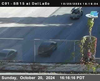 SB 15 at Del Lago bridge