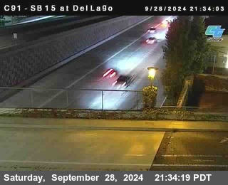 SB 15 at Del Lago bridge