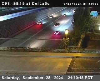 SB 15 at Del Lago bridge